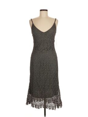 Carmen Marc Valvo Gray Lined Jacket Interior Label